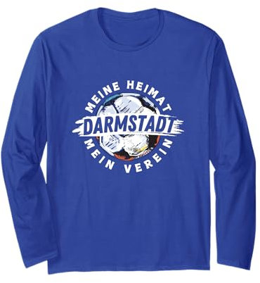 Darmstadt Fußball Hessen Stadion blau weiss Fan Langarmshirt