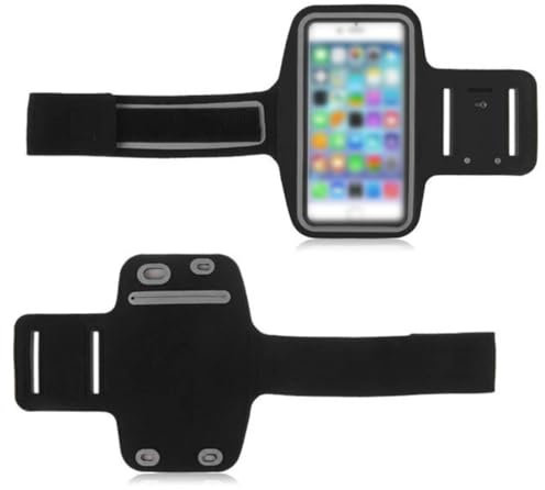 SGERUFZ Brassard Sport Étanche pour Smartphone, Compatible iPhone 16/15/14/13/12/11, Samsung Galaxy S24/S23/S22, Huawei P60/P50, Xiaomi, pour Jogging, Cyclisme, Randonnée, avec Extension (7'')