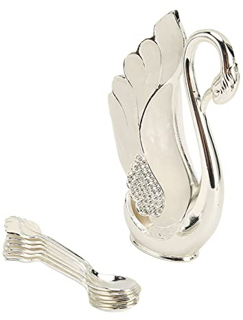 TARSHYRY Coffee Spoons, Mini Gold Spoons Alloy with Compact Size Small for Dessert for Party Bar (Spoon)