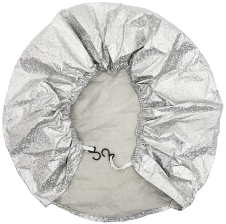 ZUNOXAZ Cubierta y Acabado Fino de Aluminio de Neumáticos Protectora Protege contra Sol y Polvo Diseño Especial Tamaño 27 a 29 Pulgadas para Coche y Remolque
