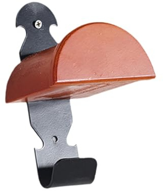 predolo Horse Bridle Rack Wandhalterung aus Robustem Holz Und Metall mit Praktischem Halfterhaken Und Aufbewahrungsständer für Stall Und Reitsportanlagen für