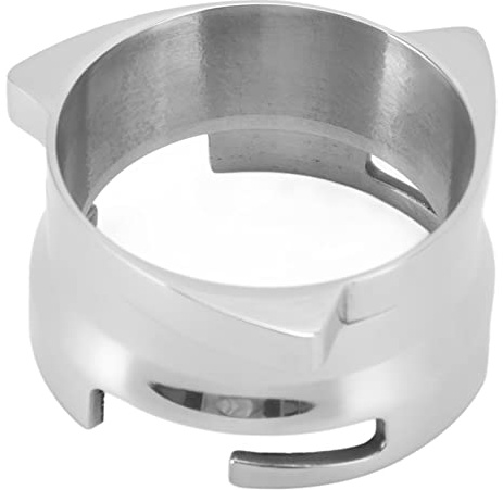 Imbuto dosatore per caffè in acciaio inossidabile, collegamento saldo, facile installazione, imbuto dosatore girevole da 54 mm per bar
