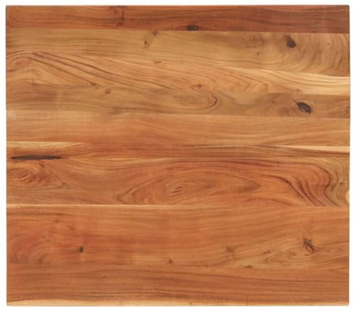 vidaXL Piano Tavolo 110x80x3,8 cm Rettangolare Legno Massello Acacia, Piano per Tavolo Rettangolare, Piano Tavolo in Legno, Piano per Tavolo da Pranzo