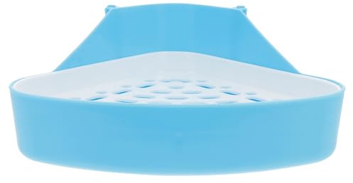 NUOBESTY Bac à Litière pour Lapin Fond Antidérapant, Pot pour Animaux, Toilette pour Petits Rongeurs, Accessoire Pratique pour Cage de Lapin et Cochon d'Inde