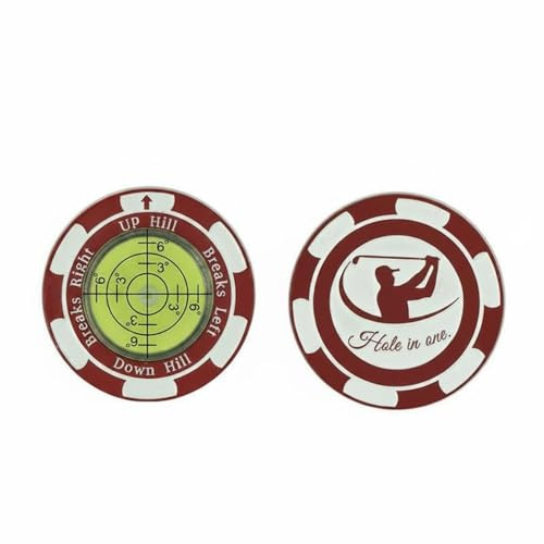 Baoblaze Golf Slope Meter Putting Guide Gauge Tool Marker With Alloy Case For Pre Stroke And Improved Green Decisions Suitable for practice course rounds
