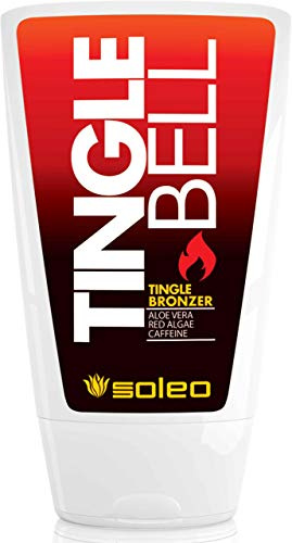 Soleo Tingle Bell hormigueo bronceador sunbed crema de bronceado botella de 100 ml