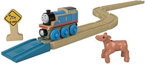 Il Trenino Thomas FKF54 - Set Curve e Rettilinei - Kit Pista Treni in Legno Giocattolo