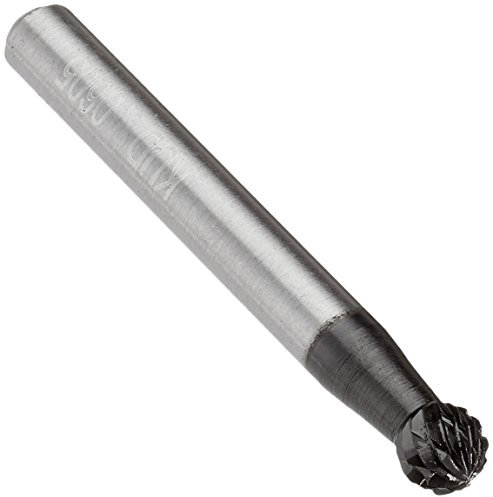HM-Frässtift Form D Kugel, TiALN 6,0 mm/Kreuzverzahnung in BC Verp.