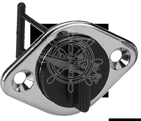 Osculati Lenzstopfen Messing, verchromt 35 mm