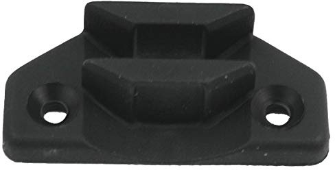 pro-Styling Fenstergriff Verschlussplatte Riegelverschluss Wohnwagen Wohnmobil Caravan Polyplastic schwarz: Länge 50 mm, Breite 22 mm, Dicke 5 mm, Universelle Passform, nicht wasserfest
