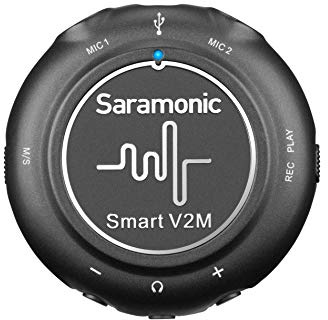 Saramonic 2 Lavalier Microphones & Portable Interface for iPhone, iPad, Android & PC/Mac (Smart V2M)