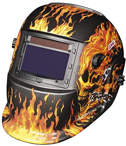 ELMAG Automatik-Kopfschweißschirm, Design FLAME ELMAG MultiSafeVario, DIN 4/9-13, 2XL