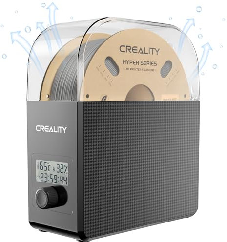 Creality Filament Dryer Box Dehydrator Storage Drier Machine Filament Spool Holder Keep Materials Dry During 3D Printing for 1.75/2.85/3.0 PLA,PETG,ABS,TPU with Zipper Bags & Humidity Indicator Card