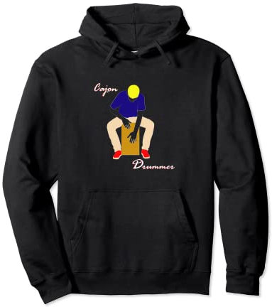 Cajon Drummer Spieler Geschenkidee Pullover Hoodie
