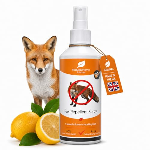 Eco Fox Repellent Stop Fox Fouling Spray Natural Humane Citrus Fox Deterrent Stop Foxes in Garden Fouling Digging Scratching 250ml