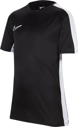 Nike Unisex Kinder Y Nk Df Acd23 Short-Sleeve Soccer Top, Black/White/White, 158 EU