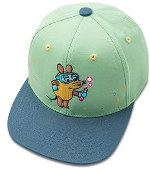 koaa Die Maus Chemiker Snapback - Sendung mit der Maus, Basecap Kinder, Coole Cap für Jungen & mädchen, Snapback käppi, schildkappe, cappy, cappies Kids, Snapback Junge, Coole käppi 3-8 Jahre