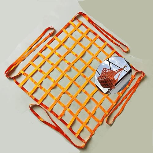 SSDDLZEQ Ladungsschlingennetze, Tragfähigkeit 0,3–3,5 Tonnen, Ladungsschlingennetze, Flache Schlingennetze, Frachthandhabungswerkzeuge (Size : 2 X 2M/Mesh 20cm/Load 3.5t)