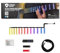 VISUAL NOTE - VISUAL NOTE KIT C, Dispositivo per Apprendimento e Insegnamento della Chitarra, Composto da una lamina LED RGB per la Tastiera e da un APP, compatibile con Chitarra Classica, Scala 650mm