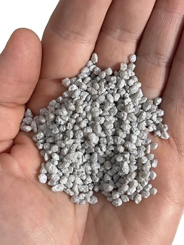 Ghiaia Decorativa per Marimo, Quarzo Ceramizzato Colorato per Vasi, Acquari e Terrari - Inerte, Non Tossico, (Arlecchino, Bianco, Blu, Nero, Rosa, Verde, Viola, Rosso, Giallo) (Bianco, 1 kg)