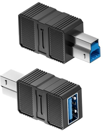 Adattatore Per Hard Disk - Adattatore USB B 3.0 | Trasferimento Dati ad Alta Velocità per Computer, Portatili e Scanner