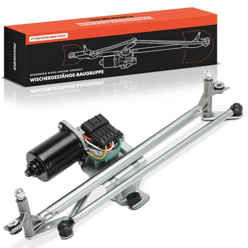 Frankberg Wischergestänge Wischermotor mit elektromotor Vorne | Kompatibel mit Corsa C X01 2000-2009 Corsa C Kasten/Schrägheck X01 Tigra Twintop X04 Replace# 23001901