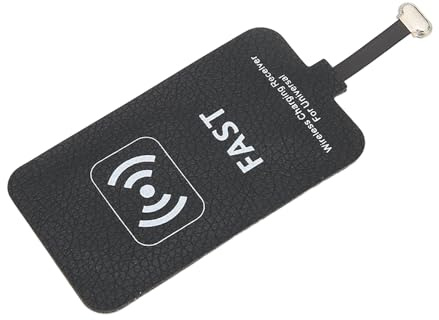 Asixxsix Ricevitore Di Ricarica Senza Fili, 5v 2A 10W Micro USB Caricatore Wireless Ricevitore Toppa Stabili Efficienti Efficienza Di Ricarica per Micro Telefono Interfaccia Inversa USB