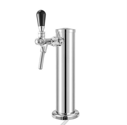 Spillatrice Birra Torre della birra, distributore di Kegerator a rubinetto singolo, erogazione alla spina a colonna da 3 pollici, con kit installazione completo per Bar