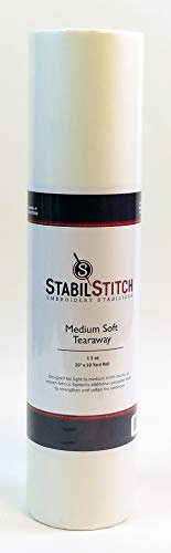 Medium (1,5 oz.) Stickerei-Stabilisator, weich, abreißbar, 50,8 x 22,9 m