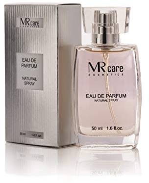 MR Care Cosmetics Eau de Parfum White/Silver 50 ml - eleganter Damen-Duft mit Jasmin, Orange, Vanille und Patchouli, Parfüm-Spray