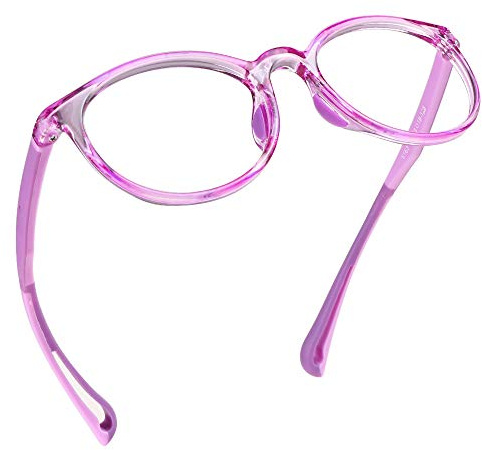 LifeArt Kid Blue Light Blocking Glasses, Filters 85% of Blue Light,Cut UV400, Computer Reading Glasses, (Pink)
