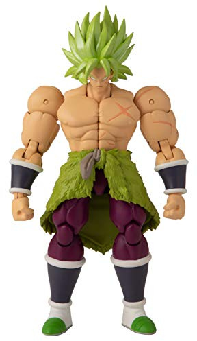 Bandai Dragon Stars Figures Super Saiyan Broly DBS Version| Dragon Ball Super SS Broly Action Figure | 17cm Articulated Dragon Ball Figure | Bandai Dragon Stars Anime Figures Broly Toy