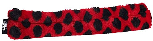 Guardog Schaatsbeschermer Fuzzies Rood Met Zwarte Stippen
