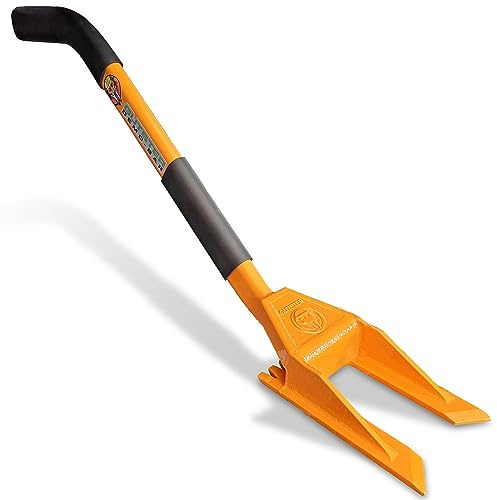 Gutster 30” Demolition Pry Bar & Crowbar – Oval Handle Wrecking Bar for Ceiling & Wall Demo – Heavy Duty Nail Puller Tool for Contractors, Firefighters & Home Renovations
