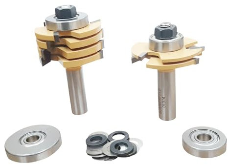 12-Pc Three-Wing Slot-Cutting Set