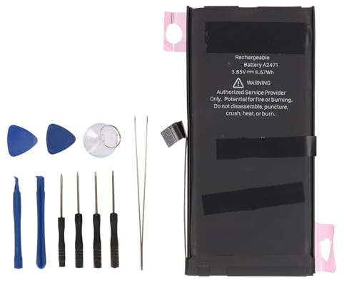 Batterie for iPhone 12 Mini, 2227 MAh Haute capacité de Remplacement for iPhone 12 Mini Modèle A2399 A2400 A2398 A2176, Batterie de Rechange 0 Cycle, avec Outils D'installation