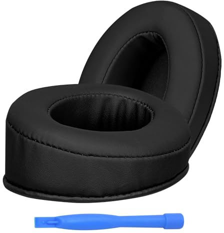 Ersättnings Öronkuddar för ATH M50X M40X M30X / Turtle Beach Recon 50 / Stealth 600 700 520 Series/Razor Svartshark V2 X/HyperX Cloud Serie Hörlurar från MMOBIEL - Hörlurskuddar - Earpad Cushions