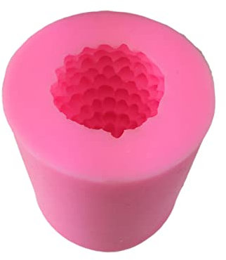 3D-Silikonform mit Tannenzapfen, handgefertigt, für Fondant, Kerzen, Seife