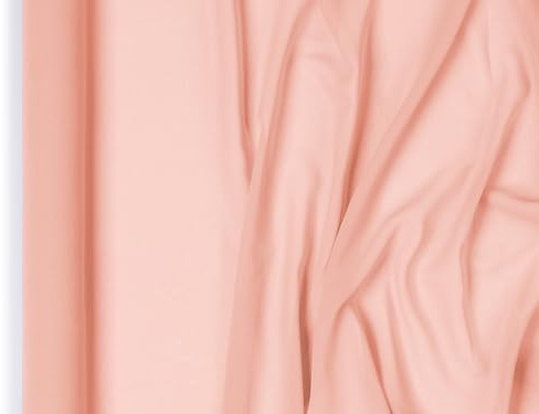 Tischläufer Chiffon 48cm x 5m - Tischband für Hochzeit Ostern - Tischdeko Hochzeitsdeko - Fotohintergrund Deko Stoff - Eventdeko Tischdecke - Halbtransparenter Dekostoff - Hellrosa