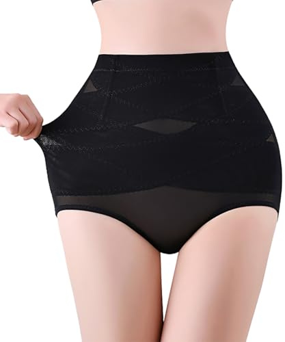 piannao Damen Miederslip Unterhosen Shapewear mit Hohe Taille Shaping figurformend Unterwäsche Miederpants Taillenformer Taillenmieder Formslip Formend Slip
