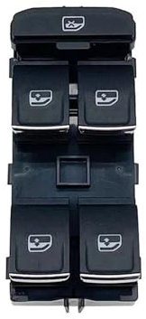 Interrupteur lève-vitre électrique Interrupteur De Commande Principal De Fenêtre Électrique, Interrupteur Principal De Fenêtre 5G0 959 857G 5G0 959 857G Pour A1 2019 – 2023 Bouton commutation lève-vit