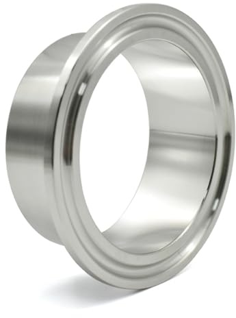 12.7-108mm 0.5 0.75 1 2 3 4 SS304 Stainless Steel Sanitary Clamp Joint Quick Connect Flange Chuck End Welded Pipe Fitting,SS316,32mm Ferrule50.5