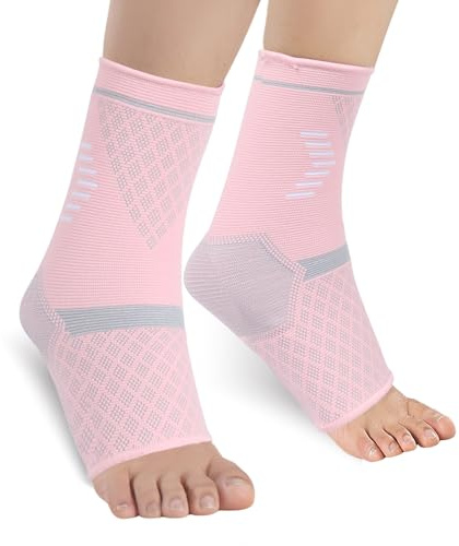 NuCamper Cavigliera Ortopedica per Distorsione, Cavigliera Sportiva, Tutore Caviglia, Supporto e Compressione Caviglia per Tendinite Di Achille, Danni ai Legamenti, Fascite Plantare, Uomo e Donna