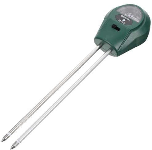 BIUDECO Tester Terreno 3 in 1 Misuratore Ph e Umidità Digitale per Giardino e Piante in Vaso Igrometro Terra Quadrante Ampio e Lettura Chiara Strumento per Analisi Umidità e Temperatura