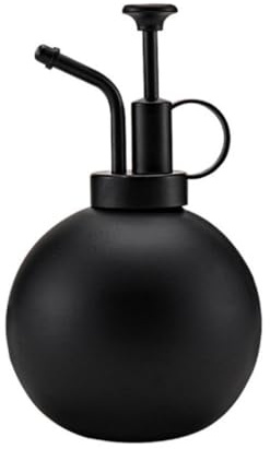 esmen Annaffiatoio retrò in acciaio inossidabile, flacone spray in metallo nero for strumento di irrigazione domestica da giardinaggio