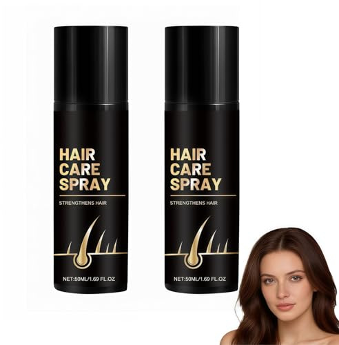 2PC Hair growth Spray 50ml, Haarwachstum Serum für Männer & Frauen, Verhindert Haarausfall & Beschleunigt Wachstum, Mit Rosmarin & Biotin, Sanft für Alle Haartypen