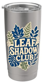 Cyanotype Botanical Fern Wildflower Art Stainless Steel Insulated Tumbler