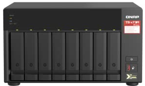 QNAP NAS, no HDD/SSD, AMD Processor | TS-873A-8G, 8-Bay, 8GB RAM, 2.5GbE