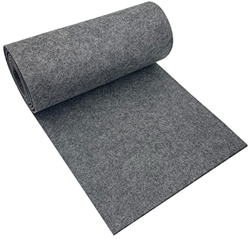 aufodara Rouleau de Feutre 30 cm x 250 cm x 3 mm Polyester Feutre Tissu Feutre DIY Sacs en Feutre Cousus, Sac de Crayon, Tapis de Table, Artisanat Patchwork, Jardinage (Dunkelgrau)