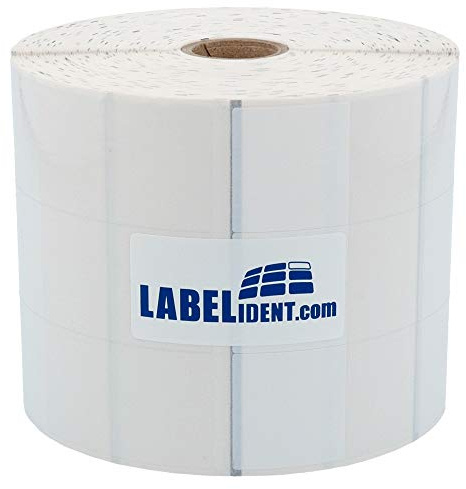 Labelident Kabeletiketten - 34 x 150 mm - 1.000 Kabelmarkierer selbstlaminierend auf 25 mm Kern, Wickel-Etiketten für Kabel-Ø 10,2-37,6 mm